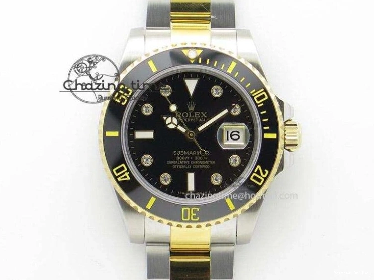 0503 Day-Date 36mm 128235 YG Crystal BP Best Edition Gray MOP Crystal Marker Dial on YG President Bracelet A MultiPurpose 2675